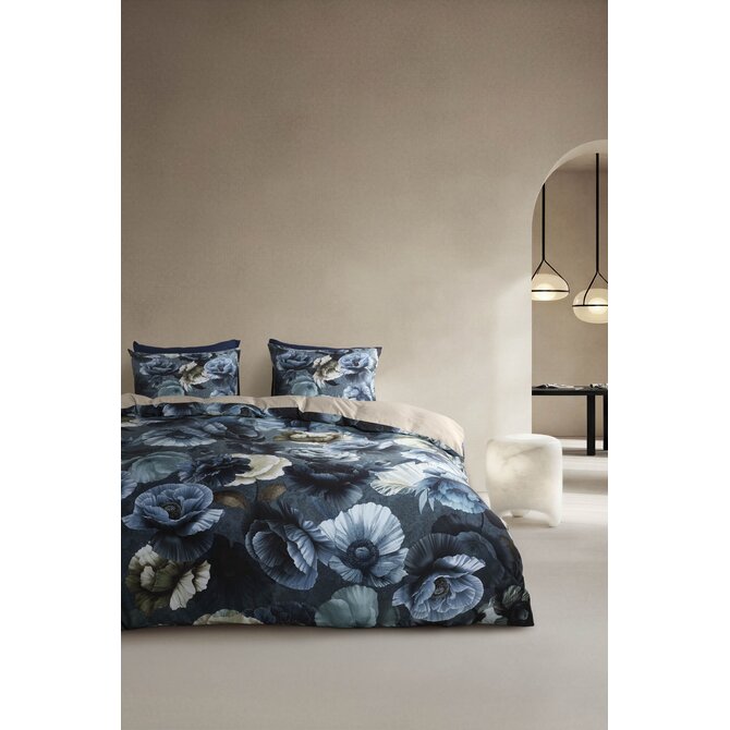 Kardol by Beddinghouse Dekbedovertrek Papavero Blauw 140x200/220 cm