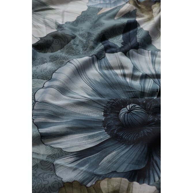Kardol by Beddinghouse Dekbedovertrek Papavero Blauw 260x200/220 cm