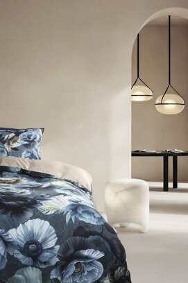 Kardol by Beddinghouse Dekbedovertrek Papavero Blauw 200x200/220 cm