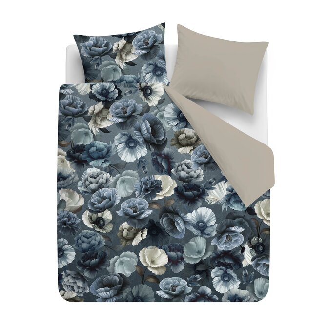 Kardol by Beddinghouse Dekbedovertrek Papavero Blauw 200x200/220 cm
