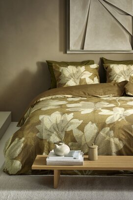 Beddinghouse Dekbedovertrek Juline Goud 260x200/220 cm