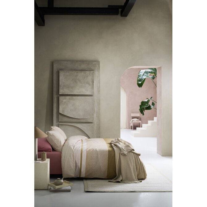 Beddinghouse Dekbedovertrek Mira Goud 240x200/220 cm