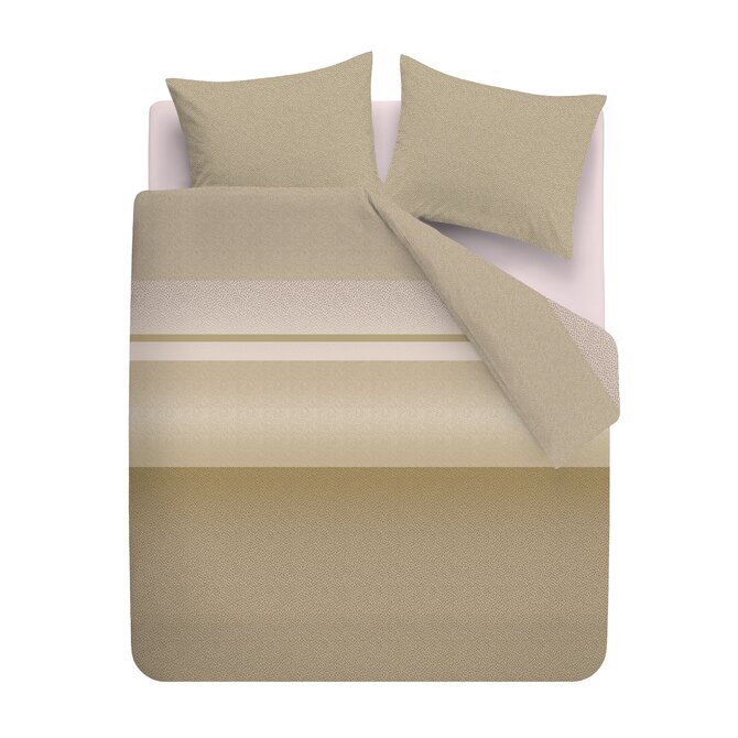 Beddinghouse Dekbedovertrek Mira Goud 240x200/220 cm
