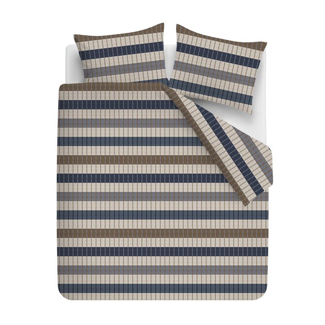 Beddinghouse Dekbedovertrek Bo Blauw 200x200/220 cm