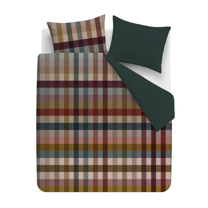 Beddinghouse Dekbedovertrek Reeves Donker Multi 140x200/220 cm