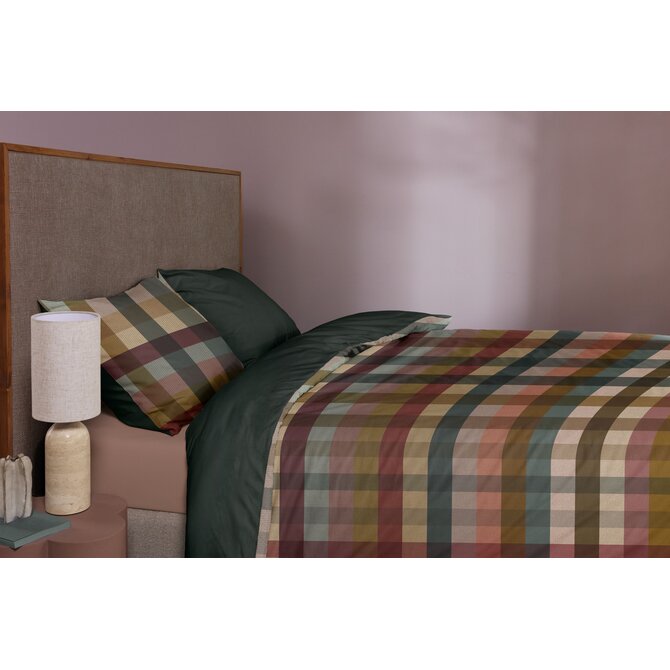 Beddinghouse Dekbedovertrek Reeves Donker Multi 140x200/220 cm