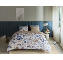Beddinghouse Dekbedovertrek Louise Blauw 200x200/220 cm