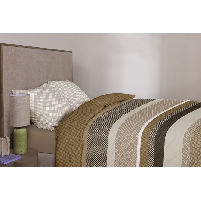 Beddinghouse Dekbedovertrek Hylke Goud 260x200/220 cm