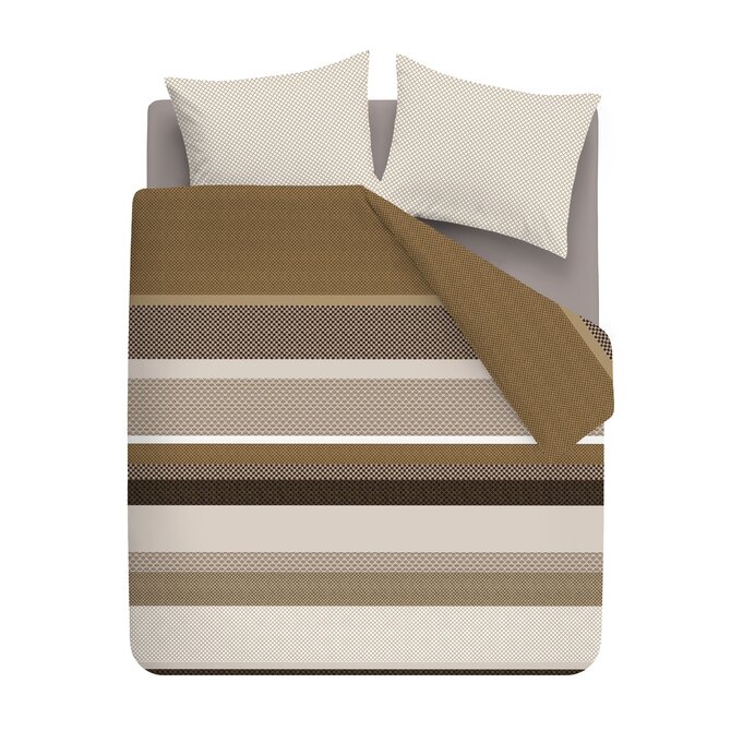 Beddinghouse Dekbedovertrek Hylke Goud 260x200/220 cm
