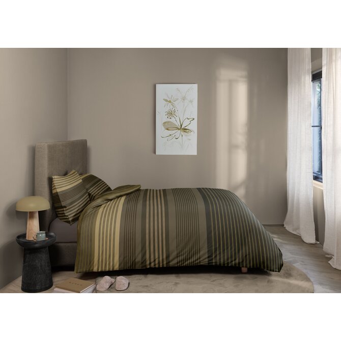 Beddinghouse Dekbedovertrek Daphne Groen 140x200/220 cm