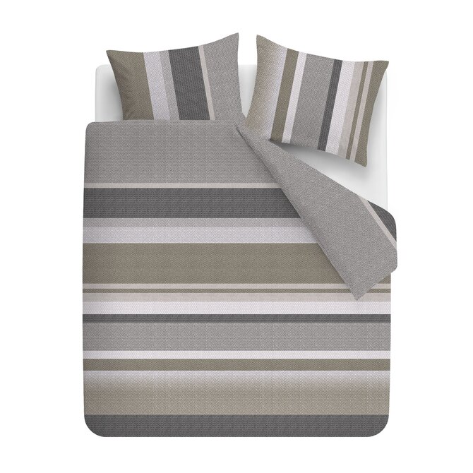 Beddinghouse Dekbedovertrek Nyls Grijs 200x200/220 cm