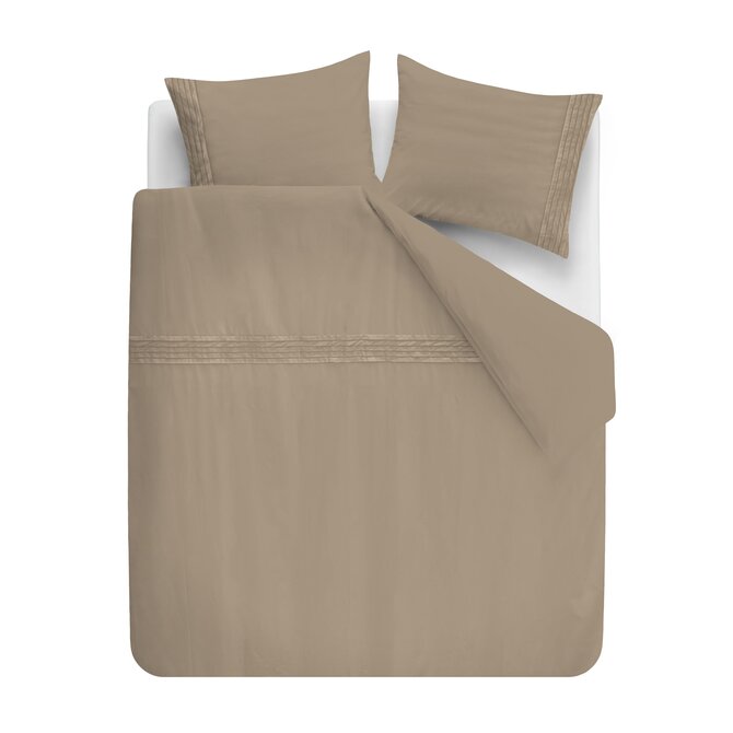 Beddinghouse Dekbedovertrek Osiris Taupe 260x200/220 cm