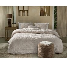 Rivièra Maison Dekbedovertrek Dreamfur Zand 140x200/220 cm