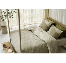 Beddinghouse Dekbedovertrek Senta Naturel 200x200/220 cm