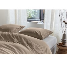 Beddinghouse Dekbedovertrek Osiris Taupe 140x200/220 cm