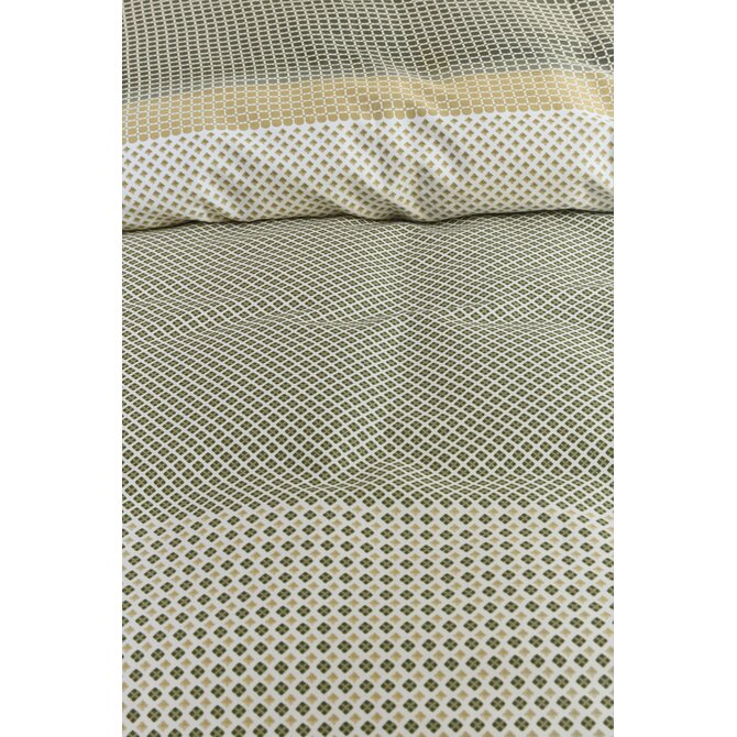 Beddinghouse Dekbedovertrek Jente Groen 140x200/220 cm