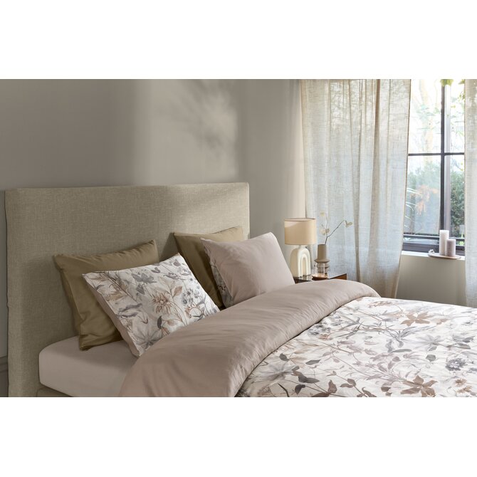 Beddinghouse Dekbedovertrek Liyana Naturel 200x200/220 cm