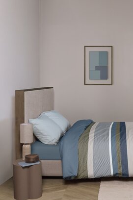 Beddinghouse Dekbedovertrek Hylke Blauw 260x200/220 cm
