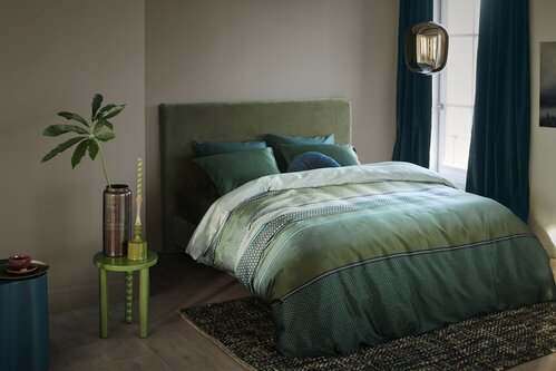 Beddinghouse Beddinghouse Dekbedovertrek Anubis Groen 200x200/220 cm