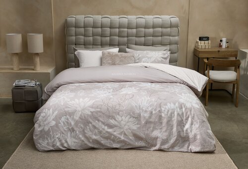 Rivièra Maison Rivièra Maison Dekbedovertrek Amelia Taupe 240x200/220 cm