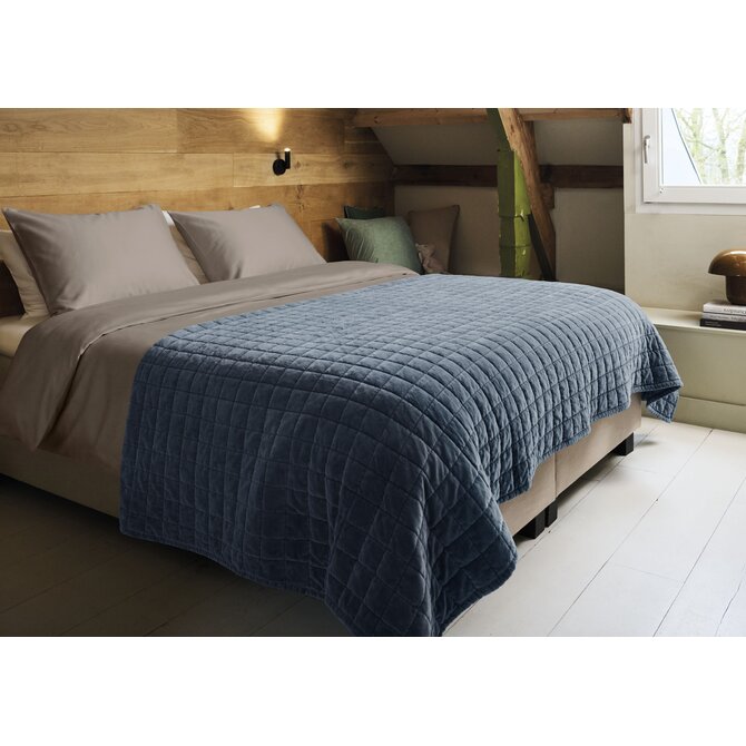 Beddinghouse Cosy Bedsprei Blauw 150x200 cm
