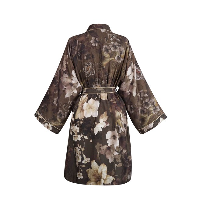 Kardol by Beddinghouse Velutini Kimono Bruin L/XL