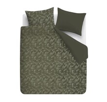 Rivièra Maison Dekbedovertrek Sanu Olive Green 200x200/220 cm