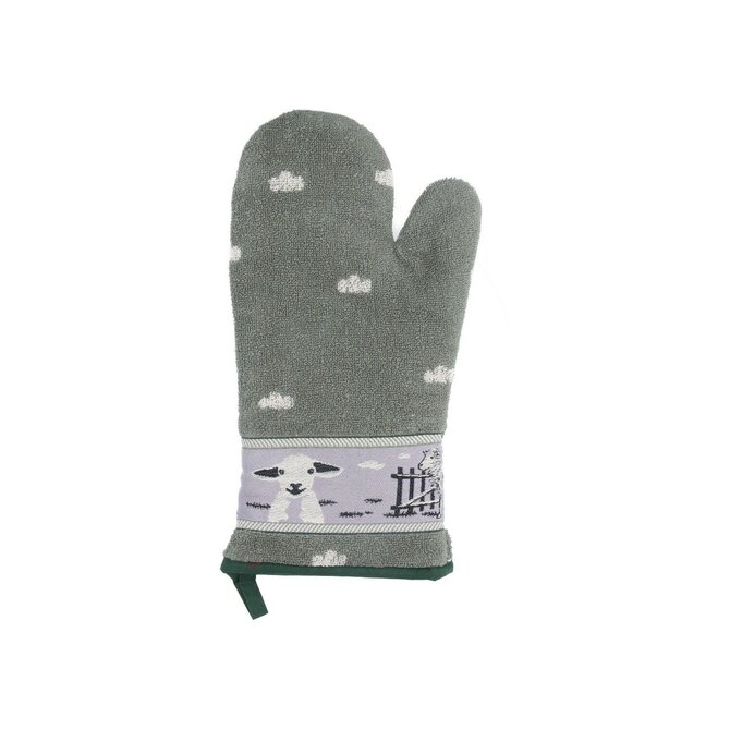 Bunzlau Castle Sheep ovenwant 20x37 Dark Green