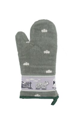 Bunzlau Castle Sheep ovenwant 20x37 Dark Green