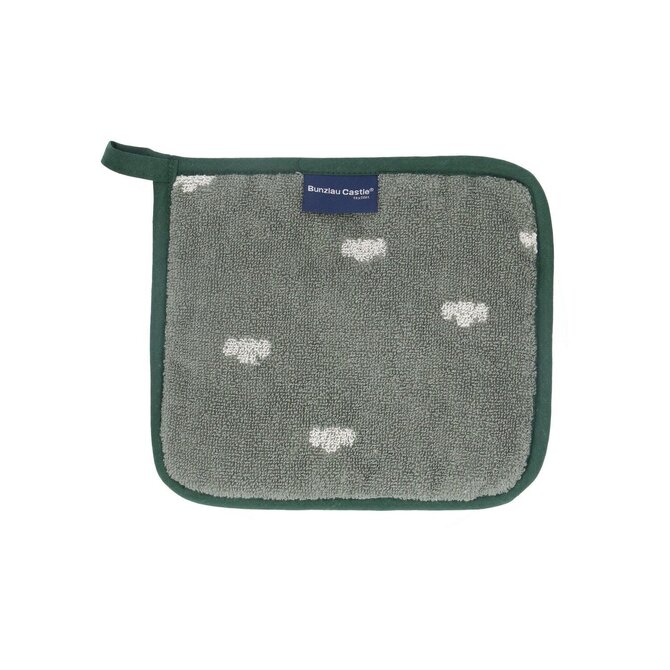 Bunzlau Castle Sheep pannenlap 23x19 Dark Green