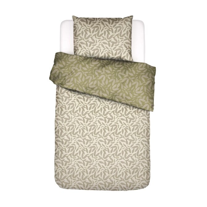 Essenza Clea Dekbedovertrek Cedar green 200x200/220