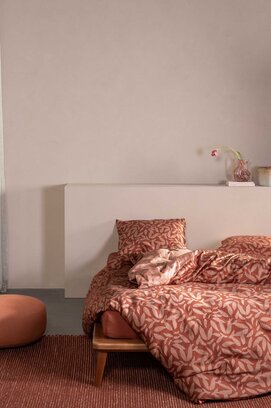 Essenza Clea dekbedovertrek 260x200/220 Terracotta