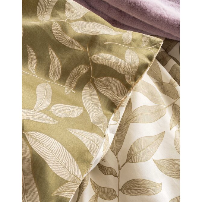 Essenza Clea Dekbedovertrek Cedar green 240x200/220