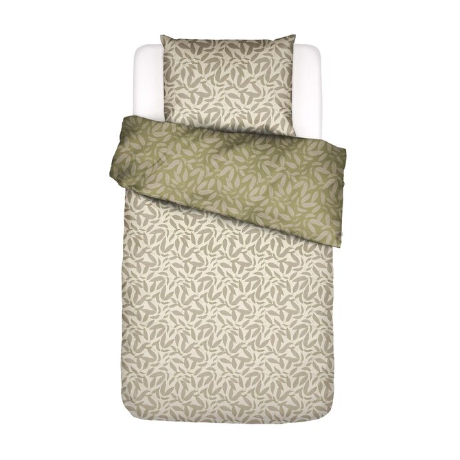 Essenza Clea Dekbedovertrek Cedar green 240x200/220