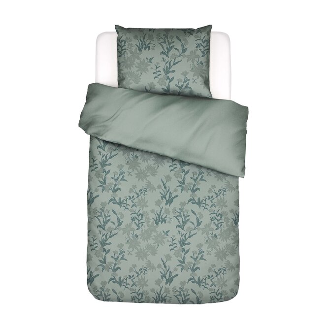 Essenza Claudine Dekbedovertrek Dusty teal 260x200/220