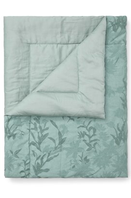 Essenza Claudine bedsprei 270x265 Dusty Teal