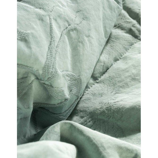 Essenza Claudine bedsprei 270x265 Dusty Teal