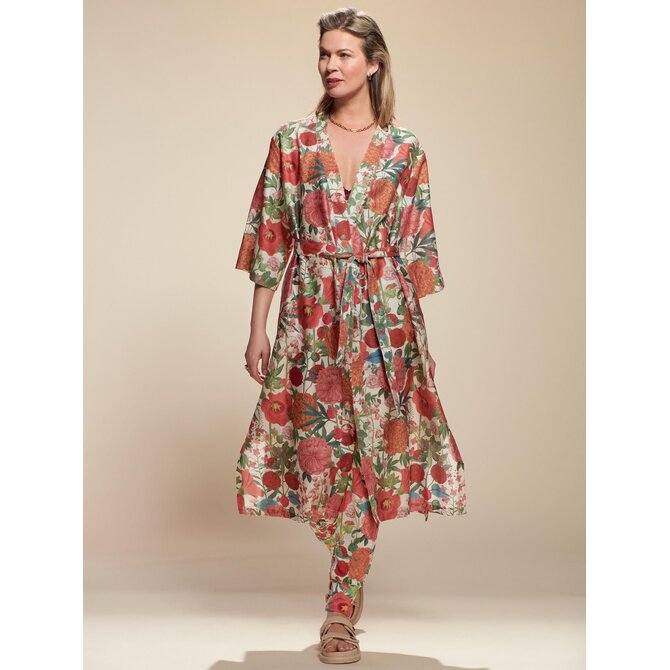Essenza Ilona Florentien Kimono S Lobster pink