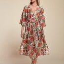 Essenza Essenza Ilona Florentien Kimono L Lobster pink