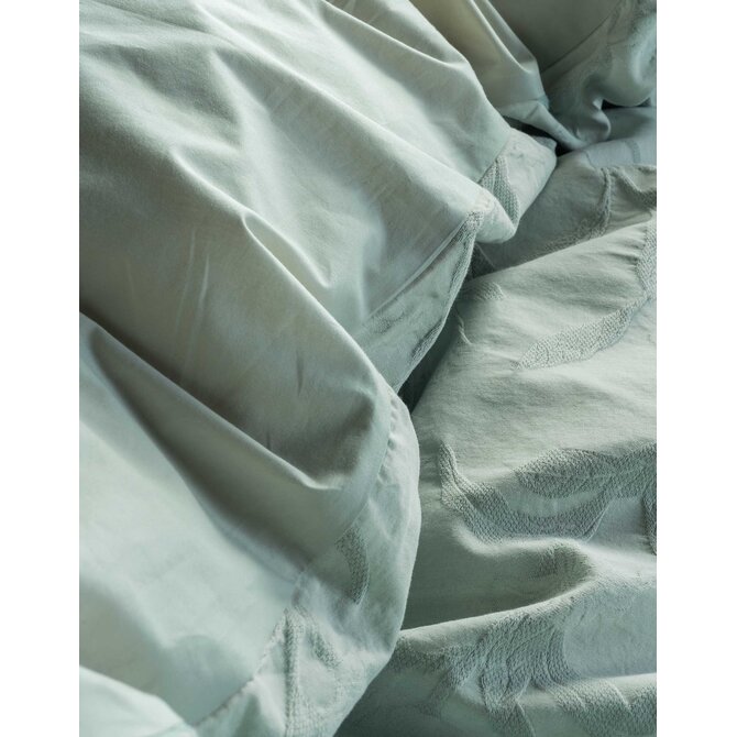 Essenza Claudine Dekbedovertrek Dusty teal 200x200/220