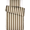 Essenza Essenza Minte Stripe Dekbedovertrek Slate brown - Vanilla 200x200/220