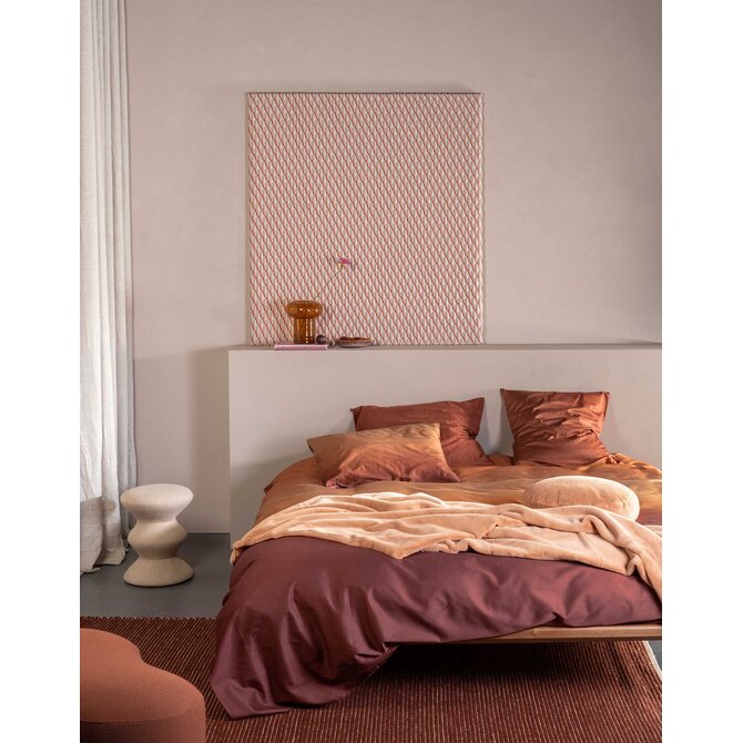 Essenza Lunare Dekbedovertrek Terracotta 140x200/220