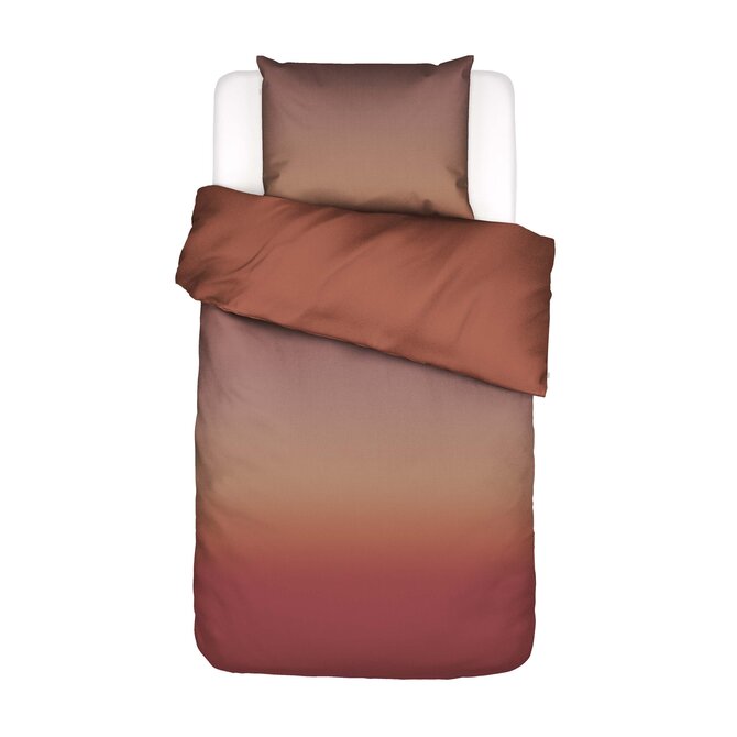 Essenza Lunare Dekbedovertrek Terracotta 140x200/220
