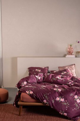 Essenza Maren Dekbedovertrek Mauve wine 260x200/220