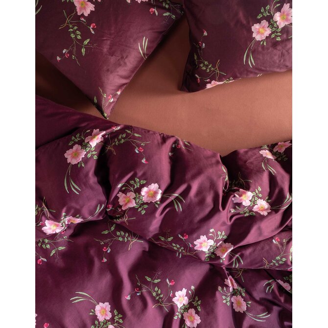 Essenza Maren Dekbedovertrek Mauve wine 260x200/220