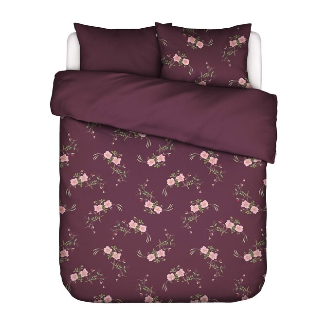 Essenza Maren Dekbedovertrek Mauve wine 200x200/220