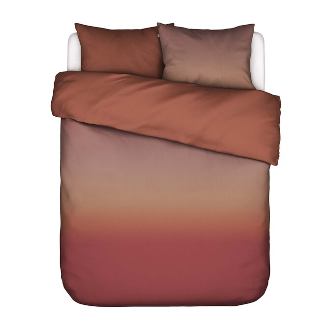 Essenza Lunare Dekbedovertrek Terracotta 240x200/220