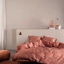 Essenza Essenza Raye Dekbedovertrek Terracotta 200x200/220