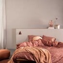 Essenza Essenza Raye Dekbedovertrek Terracotta 200x200/220