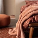 Essenza Essenza Raye Dekbedovertrek Terracotta 200x200/220